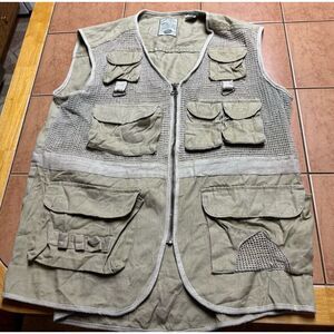 Vintage Bugle Boy Size Large Fishing Safari‎ Photographer Vest Hiking Travel